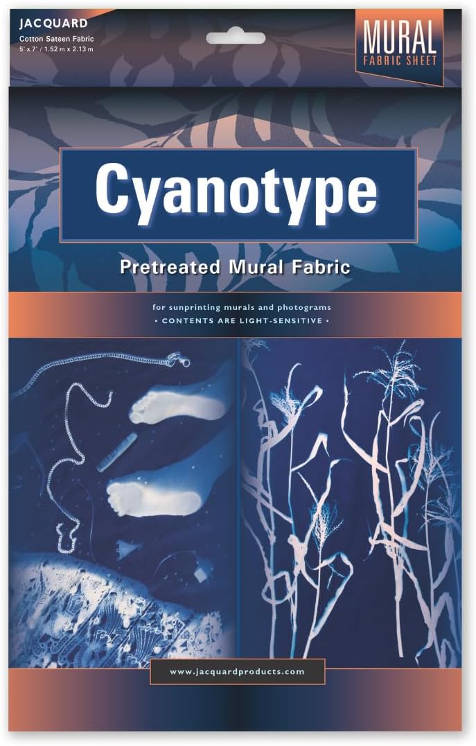 Jacquard Cyanotype Mural Fabric – Large Pre-Sensitized Cotton for Cyanotype Prints